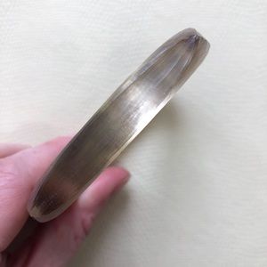 Alexis Bittar Champagne Lucite/Acrylic Bangle